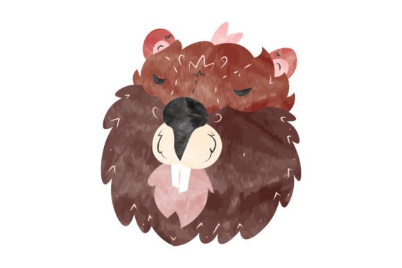 Download Hygge Scandinavian Nordic Style Beaver Watercolor - Premium Bundle